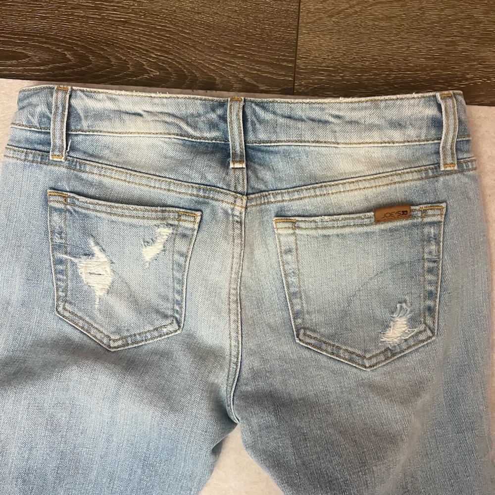 Joe’s Jeans Skinny Ankle Distressed Light Wash Size 27 - Picture 6 of 11